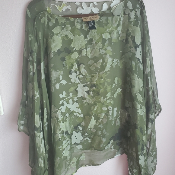 Notations Women's Scarf Top - Picture 6 of 14